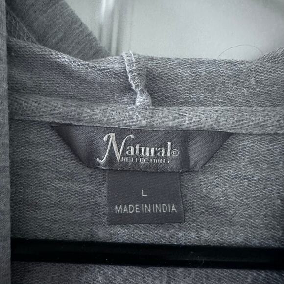 Natural Reflections Long Sleeve Sweatshirt Dress - Large - Picture 5 of 8